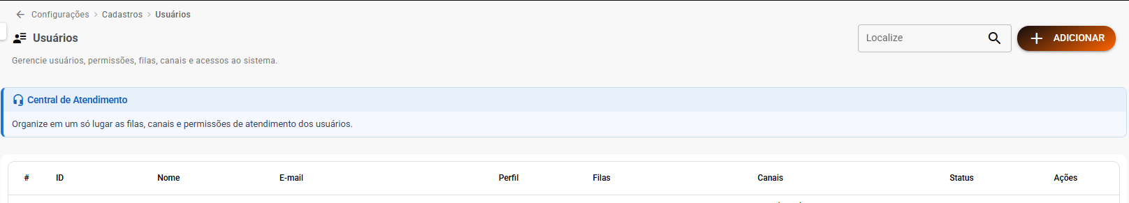 Dashboard de Usuários