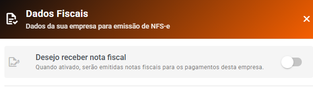 Opção de emissão de NFS-e
